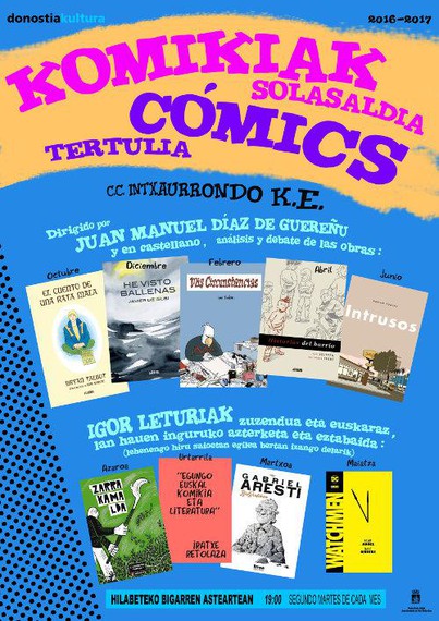 Intxaurrondoko komiki-solasaldien kurtso berria aurkeztu da