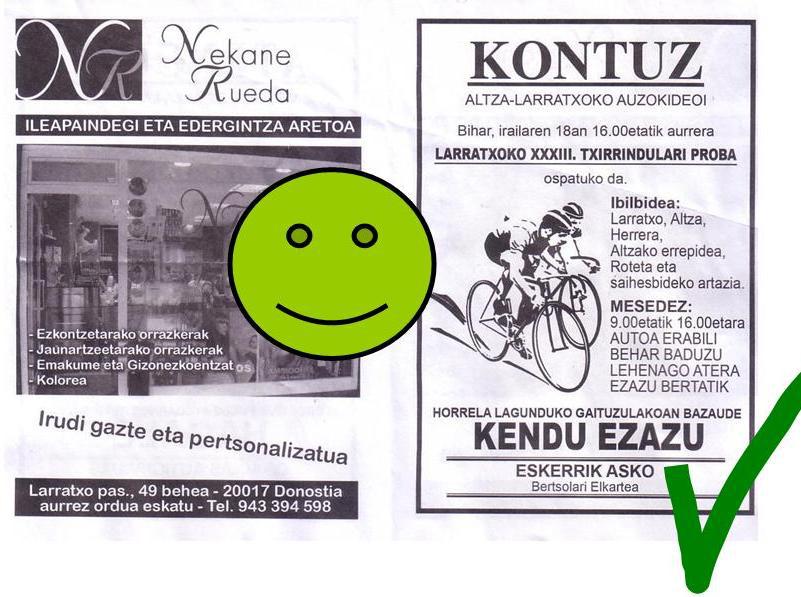 Zoriontzea Bertsolari N Rueda