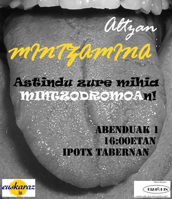 MINTZAMINA- Mintzodromoa
