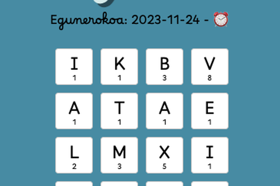 Hizki.app: eguneroko euskarazko beste hitz-jolas bat