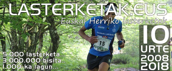 Lasterketak 10 urte! Hau da marka!