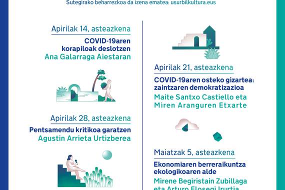 'Elhuyar Solasaldiak' Usurbilen, Covid-aren ondorengoaz hausnartzeko