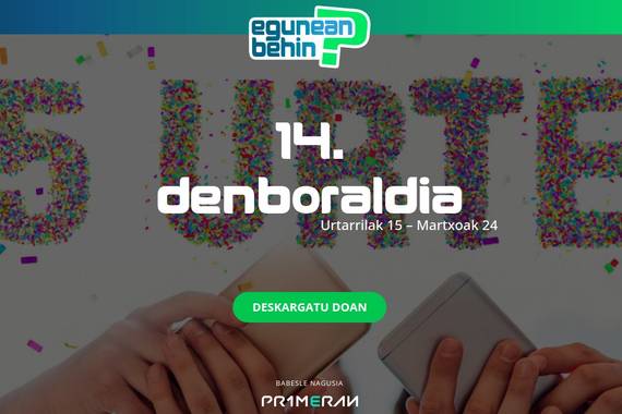 Egunean Behin, astelehenean hasiko da 14. denboraldia, jokoaren 5, urteurrenekoa