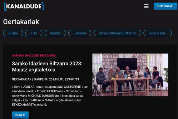 Kanaldudek irismena zabaldu du eta webgunea berritu