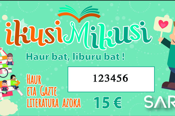 Ikusi-Mikusi azokan 'Haur bat, liburu bat' kanpaina crowdfunding bidez