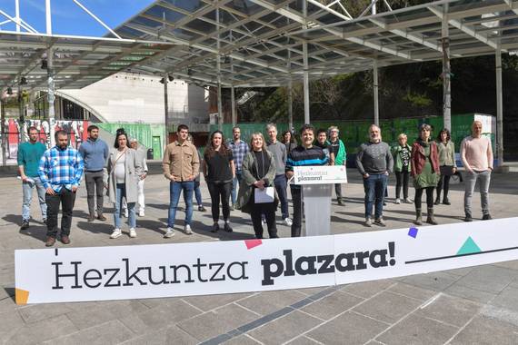 Hezkuntza Plazara: Euskal Hezkuntzaren bidean, jauzi egiteko deia