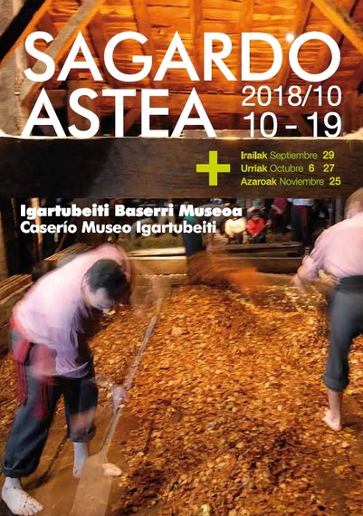 Sagardo Astearen 17. edizioa: Igartubeiti Baserriko dolarea martxan urriak 10etik 19ra