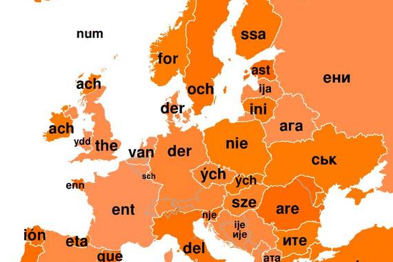 Letra proportzioak Europako hizkuntzetan