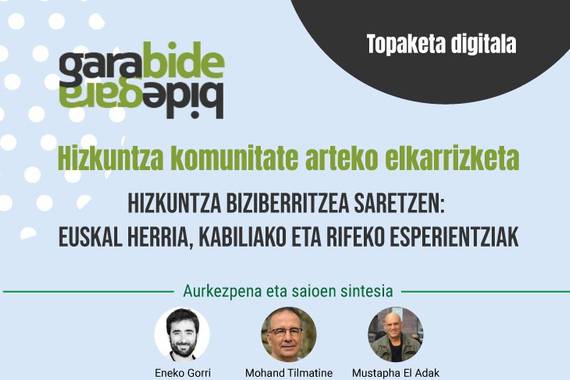 Euskal Herriko, Kabiliako eta Rifeko esperientzia soziolinguistikoak