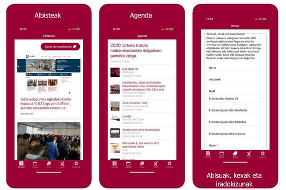 Eibarko Udalaren informazio zuzena app bidez