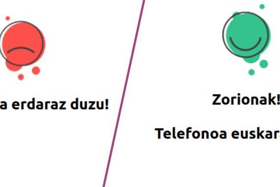 Telefonoa euskaraz eduki, aste honetako Egunean Behin sustapen berezian aukera izateko