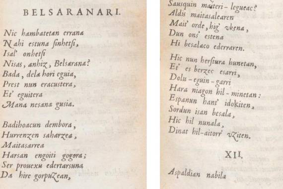 Sareko bilaketa digitalari esker aurkitu dituzte Oihenarten poema berriak