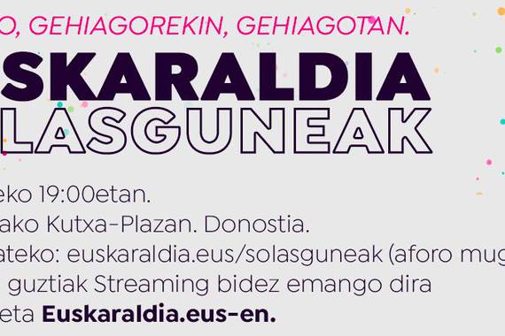 Euskaraldiko Solasguneak hasten dira gaur