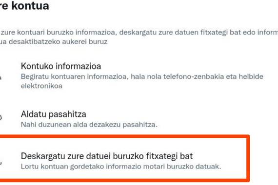 Badaezpada edo, nola eskuratu Twitterren argitaratu duzun guztia
