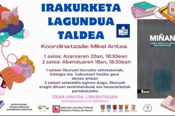 Eman bakea literaturari, irakurle kluben aldarrikapena
