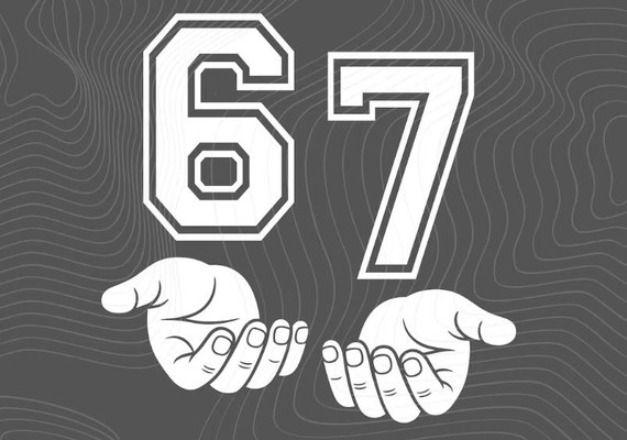 Sei zazpi, six seven, 6 7