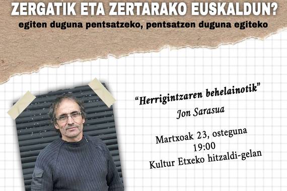 Elgoibarko 'Zergatik eta zertarako euskaldun?' ekimen berrian, lehen hitzaldi zikloa