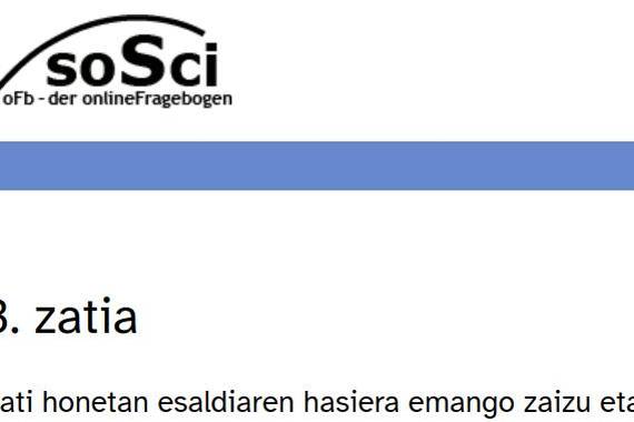 Euskararen gramatikaz tesia egiten ari den doktoregai aleman bati lagundu