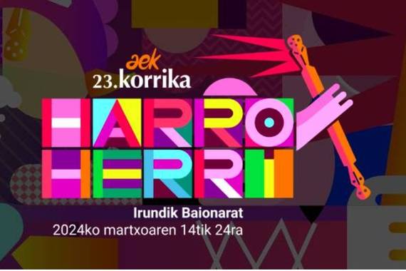 23. KORRIKA. Gaur hasiera eguna Irunen. Batu zaitez!