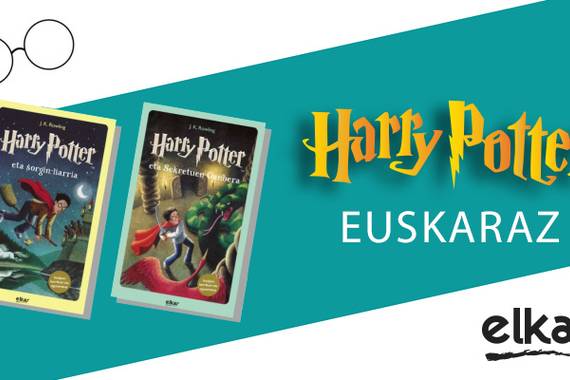 Harry Potter sagako euskarazko itzulpen berrikusiak berrargitaratzera doaz