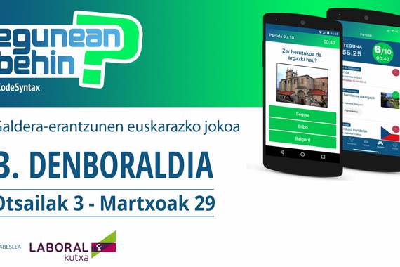 Egunean Behin jokoaren 3. denboraldia hastear dago