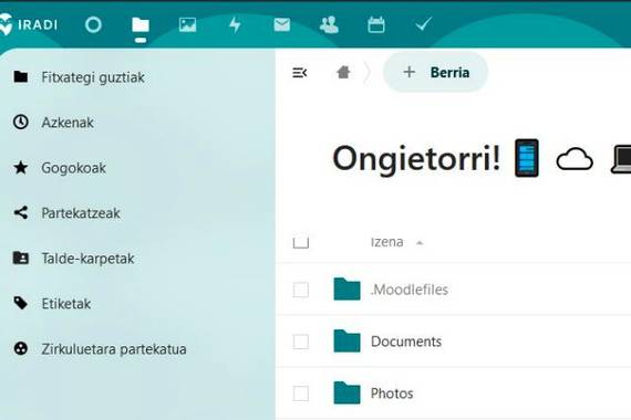 Zertan den Iradi, irakaskuntzako euskal plataforma librea