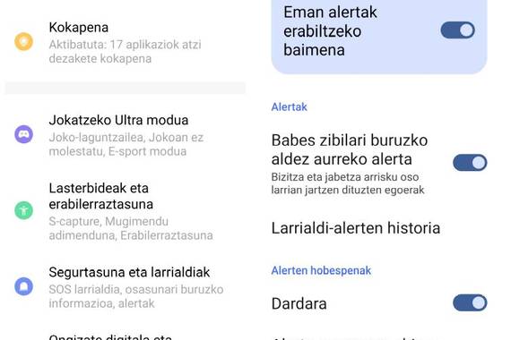 Telefonoa prest duzu larrialdietarako?