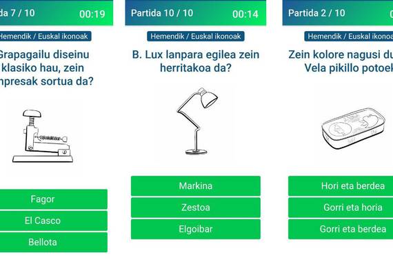 Hemendik: euskal ikonoen galdera sorta Egunean Behin jokoan