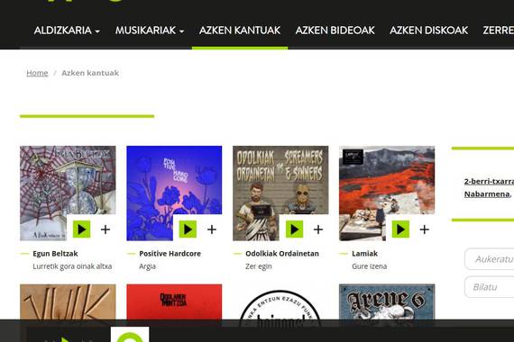 Badok.eus musika webguneak irabazi du 2022ko Interneteko Argia Saria