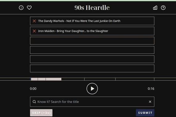 Heardle erosi du Spotifyk, esperientzia irekia zapuztuz (baina alternatibak daude)