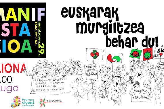 Murgiltzearen aldeko manifestazioa bihar Baionan