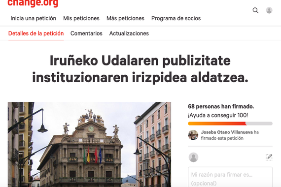 Iruñeko Udalari: ez baztertu euskarazko hedabideak!