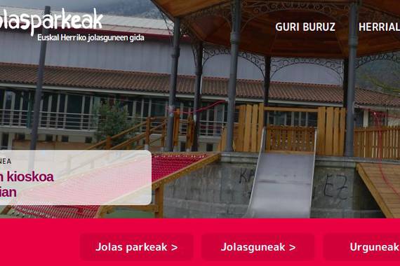 Jolasparkeak.eus, Euskal Herriko jolasguneen gida