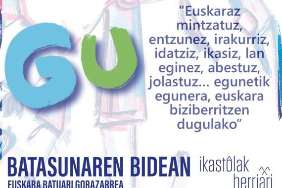 Batasunaren Bidean: giza-katea eta euskara batuaren aitzindariei omenaldia
