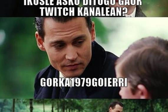 Memeka aritu gara, zuzenean meme bat sortzen