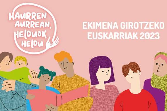 Haurren aurrean helduok heldu: euskara sustatzeko kanpaina