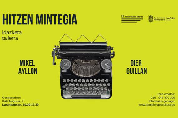 Hitzen Mintegia: doako idazketa tailerra euskaraz Iruñean