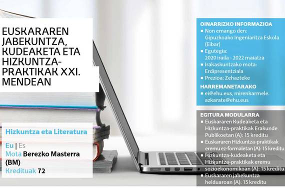 Euskararen jabekuntza, kudeaketa eta hizkuntza-praktikak XXI. mendean