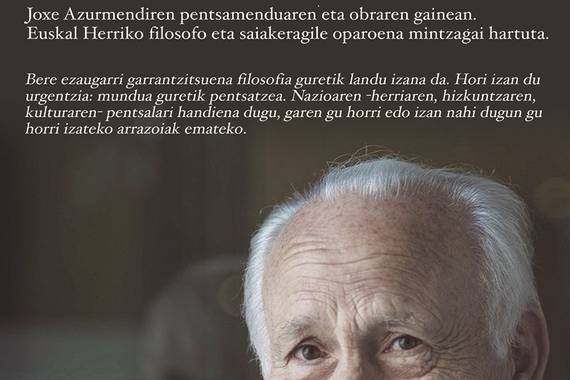 Joxe Azurmendi: Herria, hizkuntza, kultura (hitzaldia Elgoibarren)