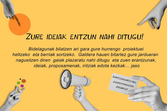 Asmoz Fundazioak ideia berriak batzeari ekin dio dei publiko batekin