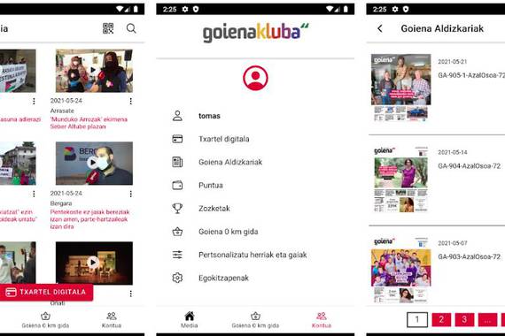 Goienaren aplikazioa berritu da