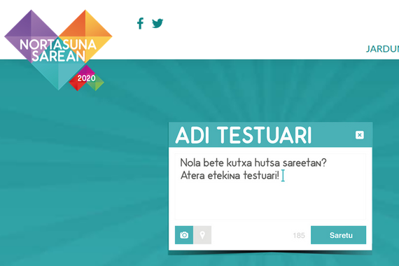 Interneteko testuaren garrantzia, Nortasuna Sarean jardunaldian