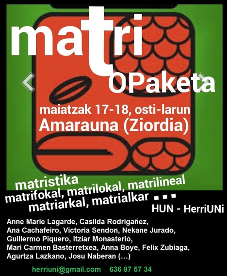 MatriTOPaketa maiatzaren 17-18an Ziordiko Amaraunean