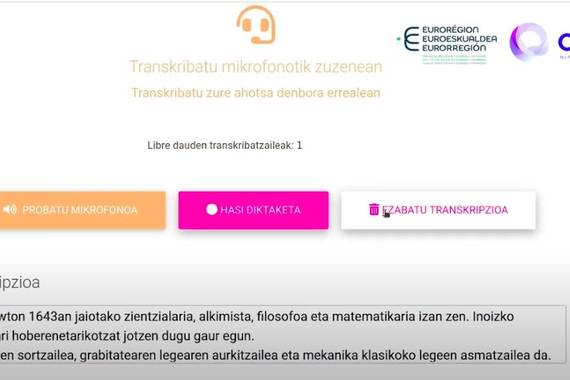 AskHezi garatu dute, diktaketak egiteko tresna