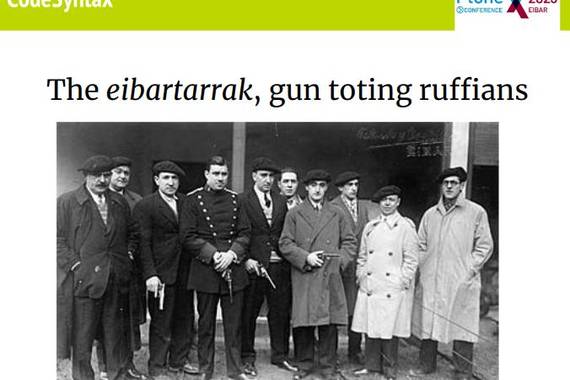 Eibar eta bere historia azaltzen PloneConf konferentzian