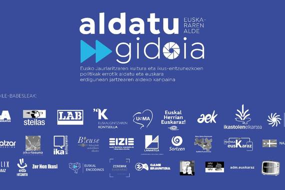 Aldatu Gidoia: euskarazko ikus-entzunezkoen alde politika aldaketa eskatu diete Jaurlaritzari eta EITBri