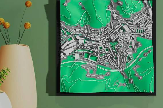 Lichtbild, 3D maketa kartografikoak inprimatzeko