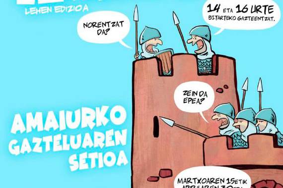Amaiurko setioaz komiki lehiaketa (14-16 urtekoentzat)