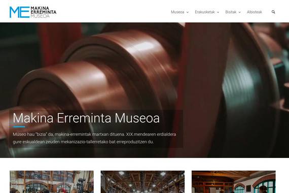 Museoa.eus, Makina Erremintaren Museoaren webgunea