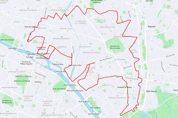 Strava Art: kirola eginez ibilbide batekin marraztu